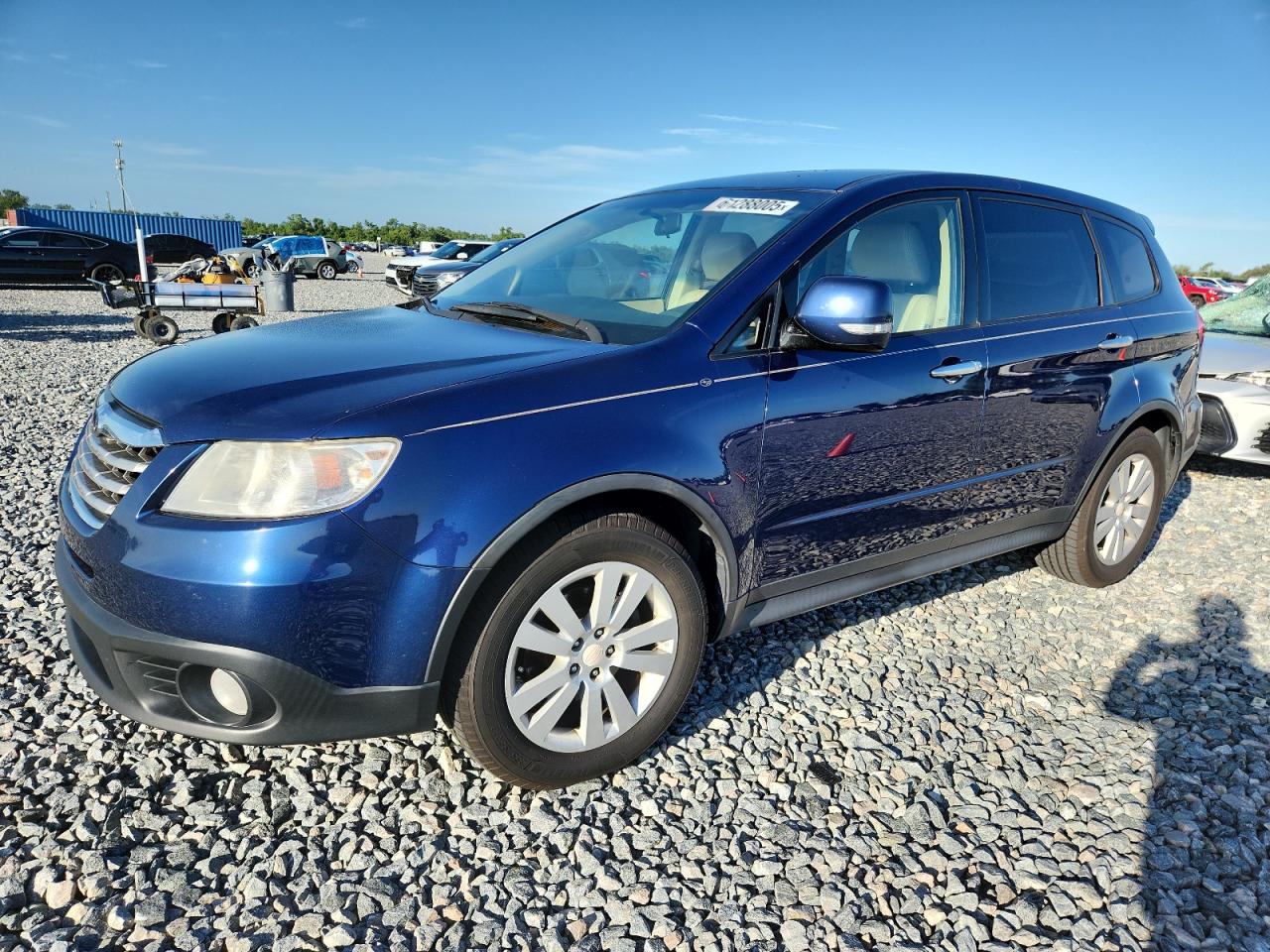 2011 Subaru Tribeca Limited, VIN 4S4WX9GDXB4403669 — Rear end