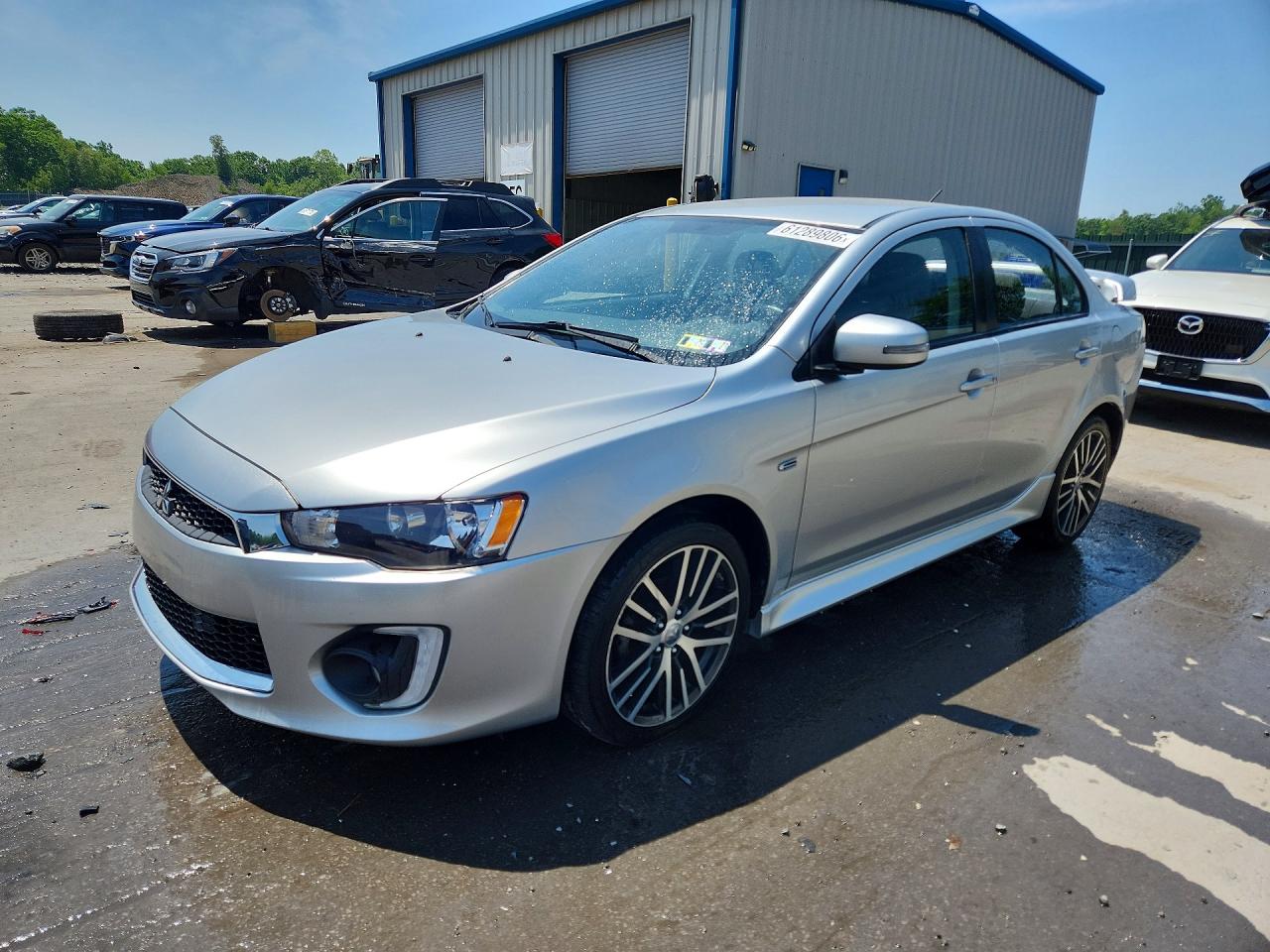 2017 Mitsubishi Lancer ES, VIN JA32V2FW9HU001958 — Rear end