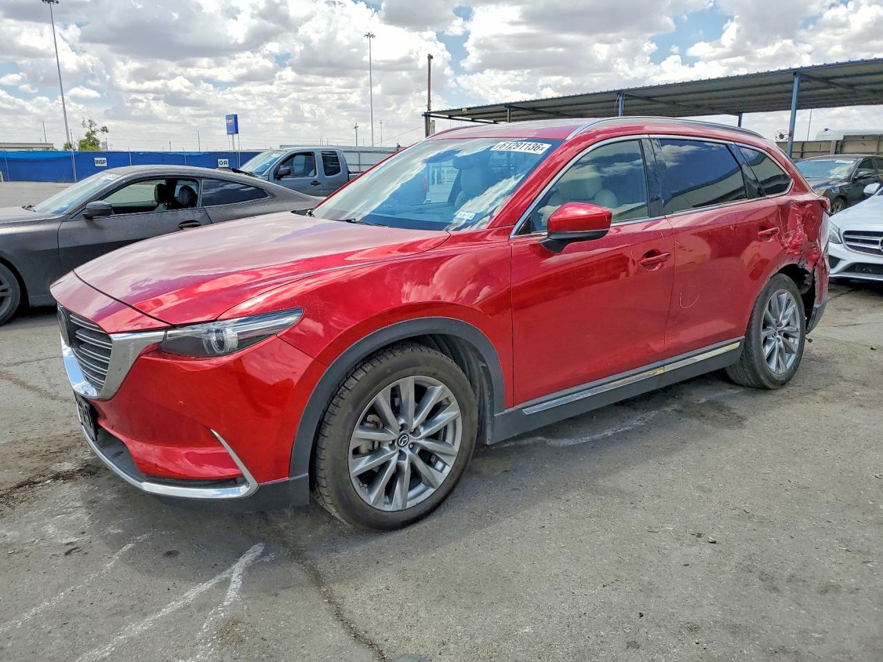 2018 Mazda CX-9 Grand Touring, VIN JM3TCBDY0J0212356 — Rear end