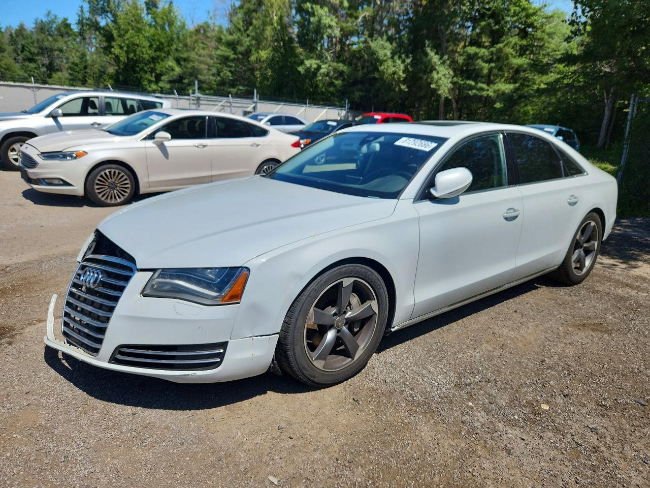 2013 Audi A8 3.0L, VIN WAUAGAFD1DN016911 — Side