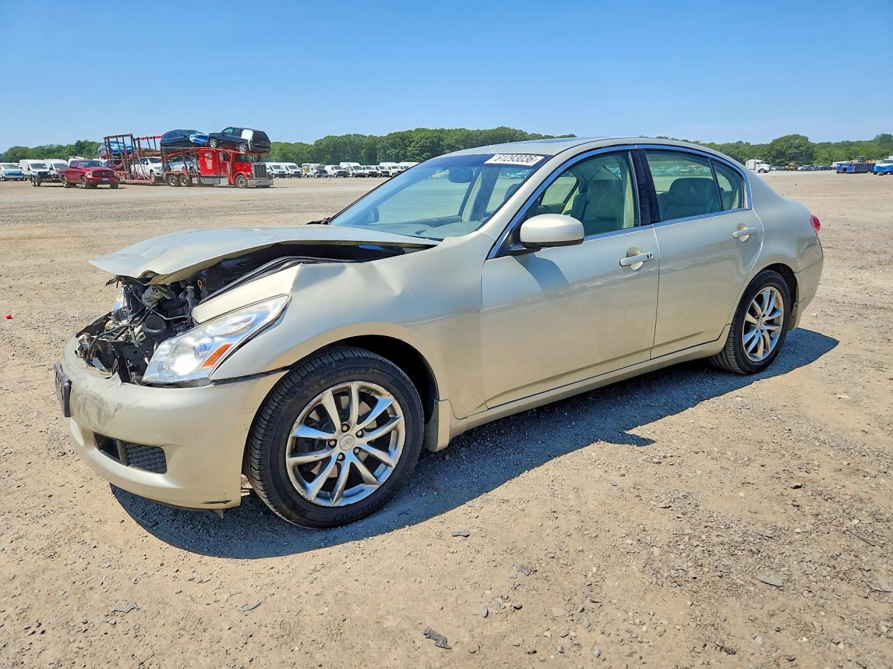 2007 Infiniti G35 G35x, VIN JNKBV61F97M812978 — Front end