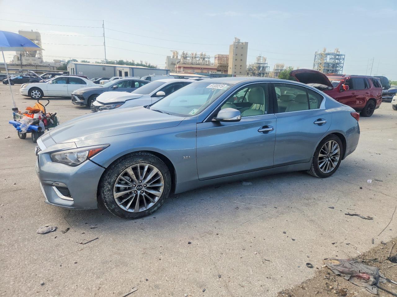 2018 Infiniti Q50 Luxe, VIN JN1EV7AP9JM352034 — Water / flood