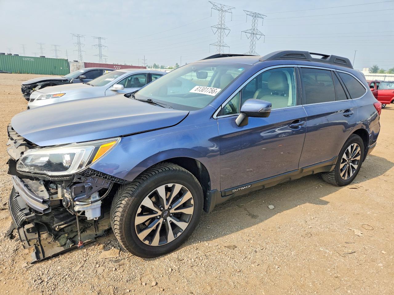 2016 Subaru Outback Limited, VIN 4S4BSBNC1G3340294 — Перед