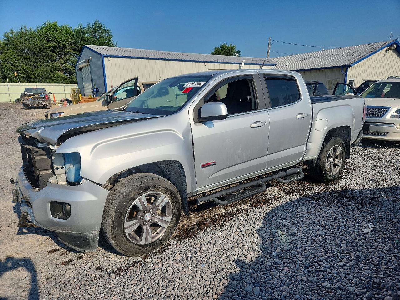 2015 GMC Canyon 4WD SLE, VIN 1GTG6BE31F1182550 — Front end