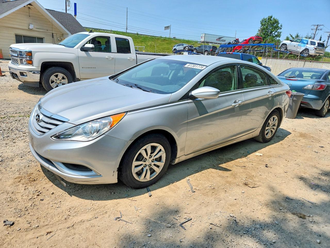 2012 Hyundai Sonata GLS, VIN 5NPEB4AC4CH329209 — Front end