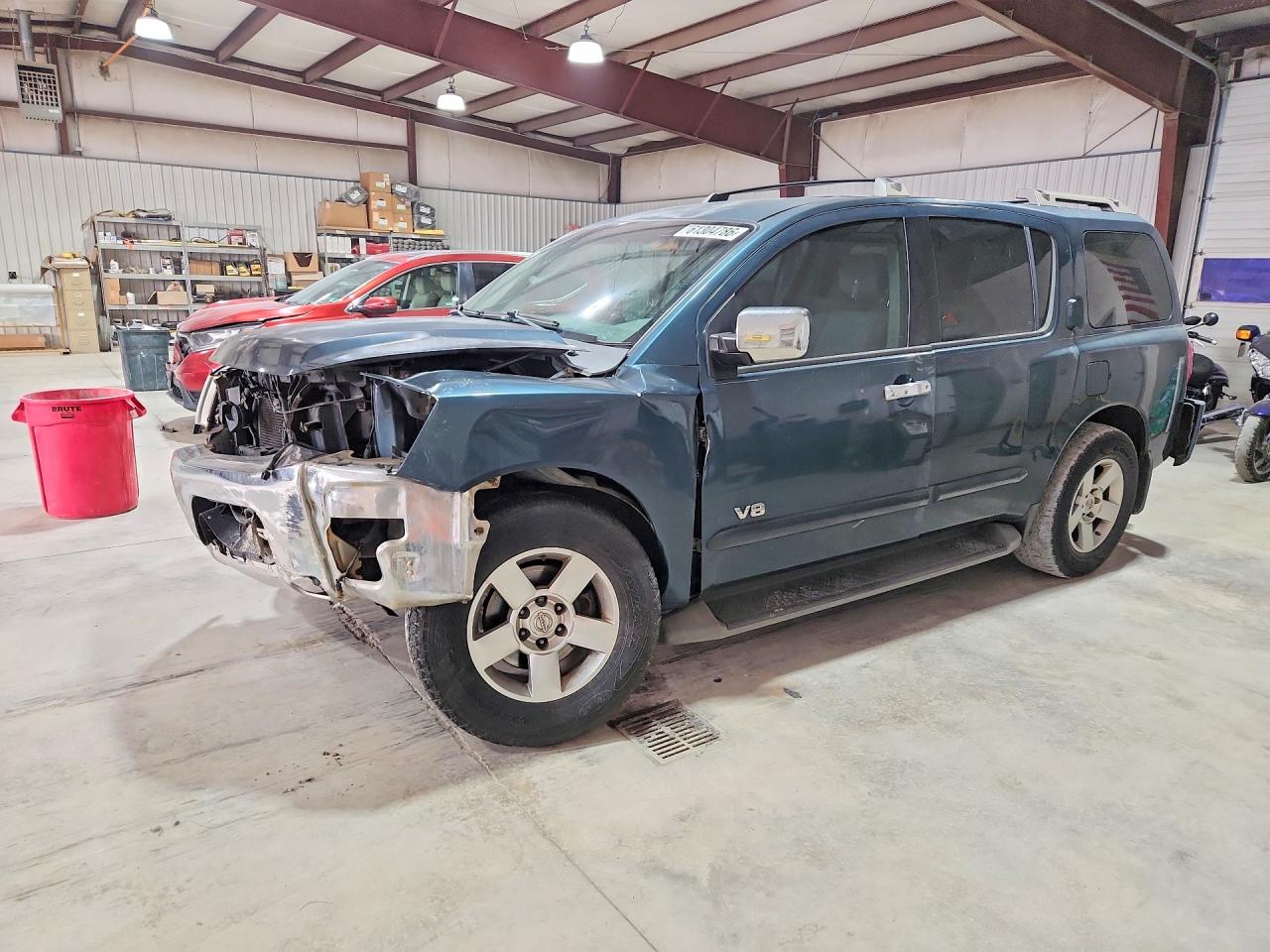 2007 Nissan Armada LE, VIN 5N1BA08C47N704103 — Front end