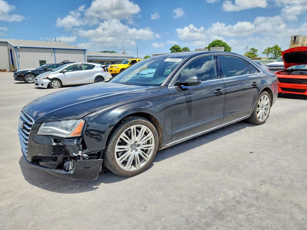 2014 Audi A8 4.0T, VIN WAUR2AFD7EN006791 — Front end
