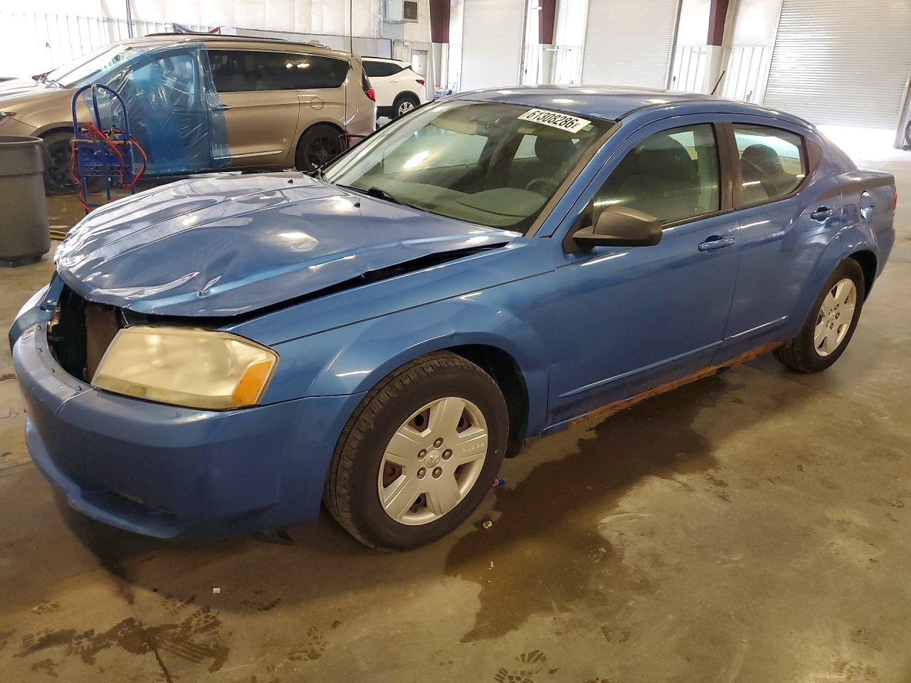 2008 Dodge Avenger SE, VIN 1B3LC46K88N615674 — Front end