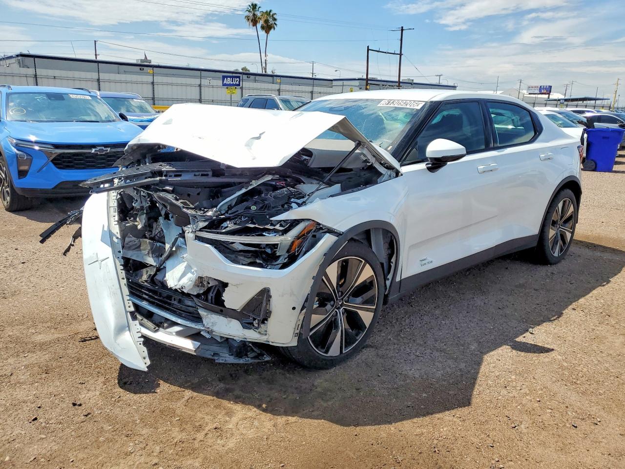 2024 Polestar 2, VIN YSMFD3KA9RL213034 — Front end