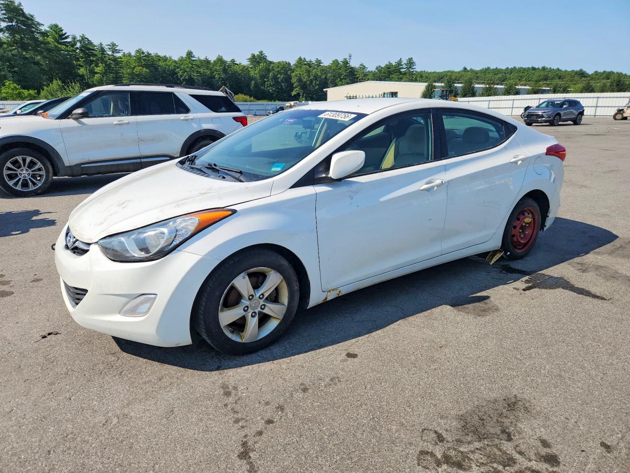 2012 Hyundai Elantra GLS, VIN 5NPDH4AE0CH113871 — Front end