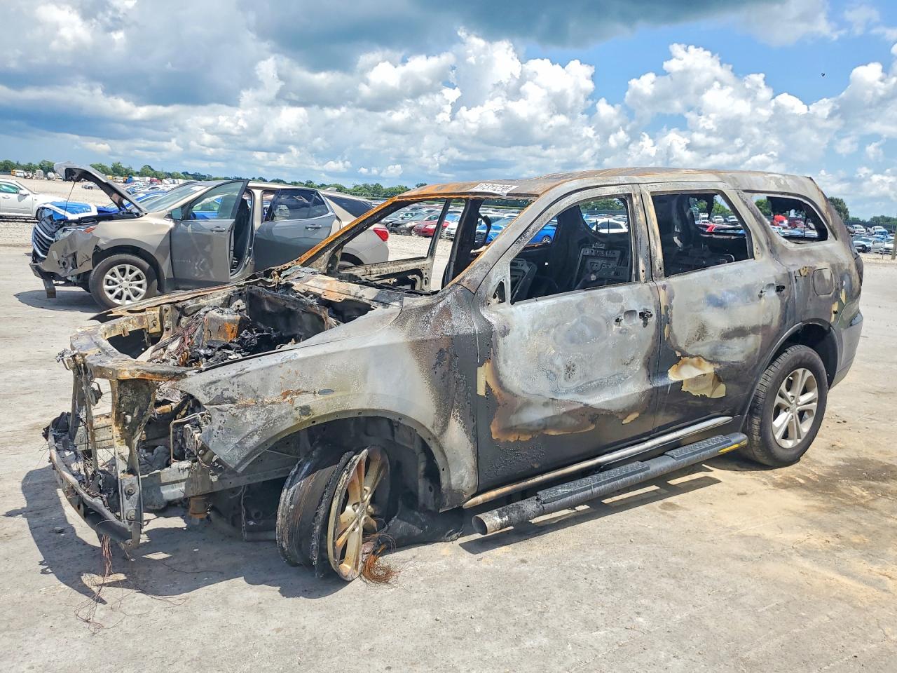 2013 Dodge Durango SXT, VIN 1C4RDHAG3DC598014 — Burn