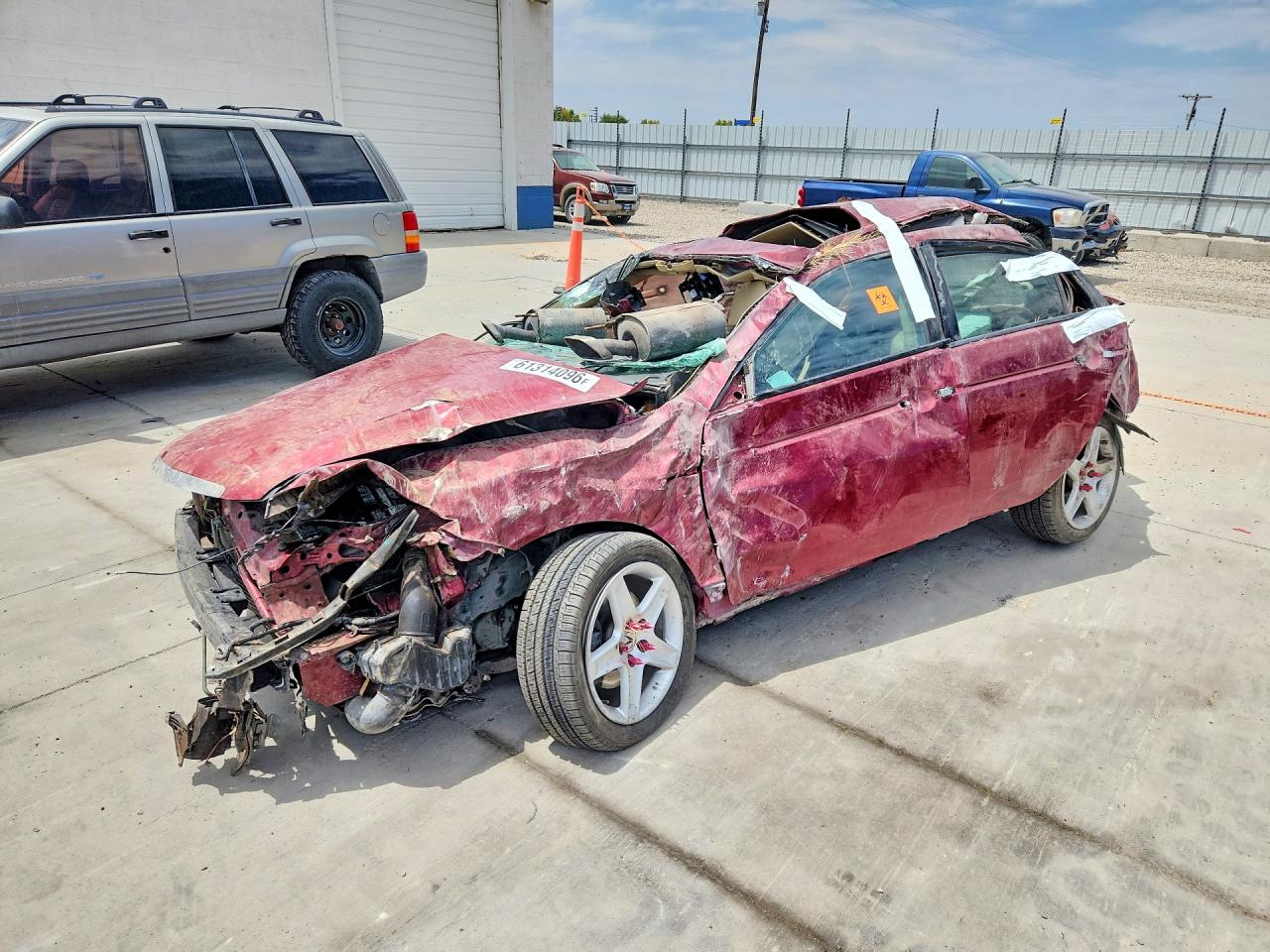 2005 Acura TL, VIN 19UUA66215A073018 — Rollover