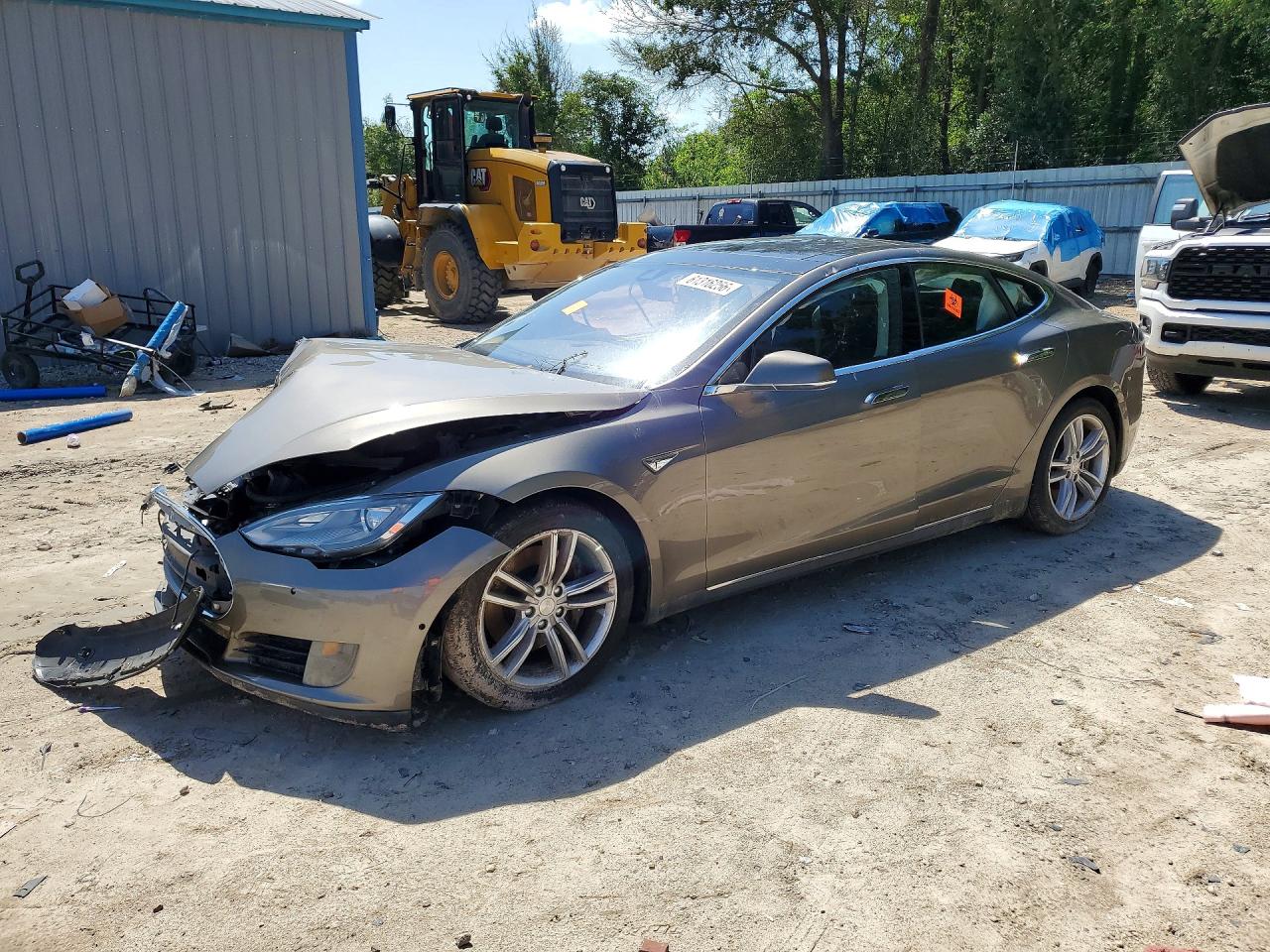 2023 Tesla Model S 85D, VIN 5YJSA1S23FF092306 — Front end