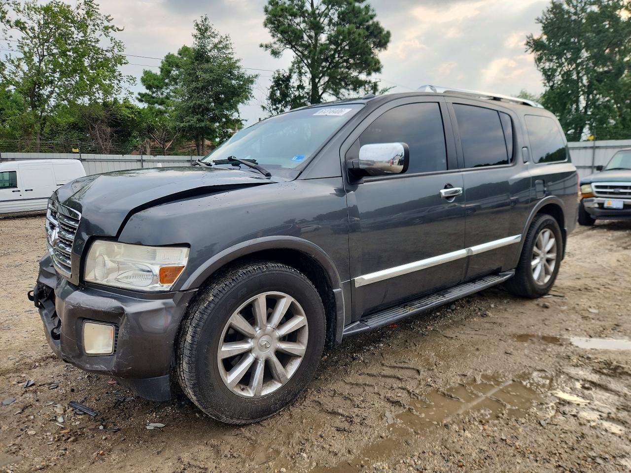 2008 Infiniti QX56, VIN 5N3AA08D98N910563 — Front end
