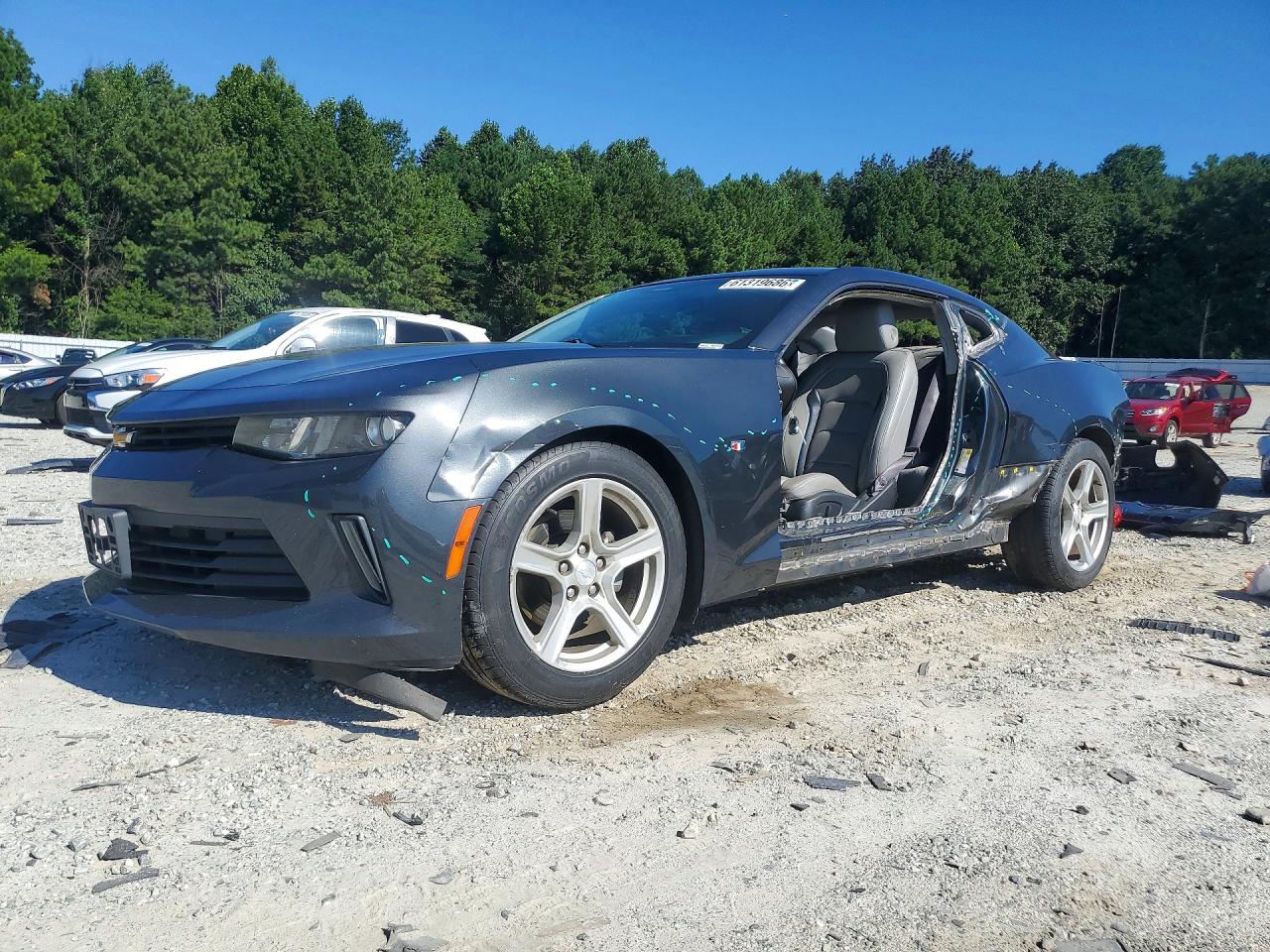 2017 Chevrolet Camaro 2LT, VIN 1G1FD1RX6H0142510 — Rollover