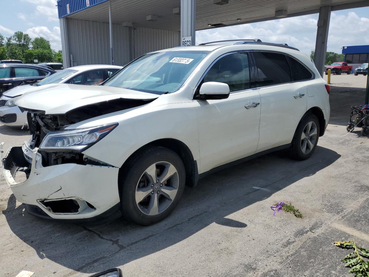 2016 Acura MDX, VIN 5FRYD4H22GB009913 — Front end