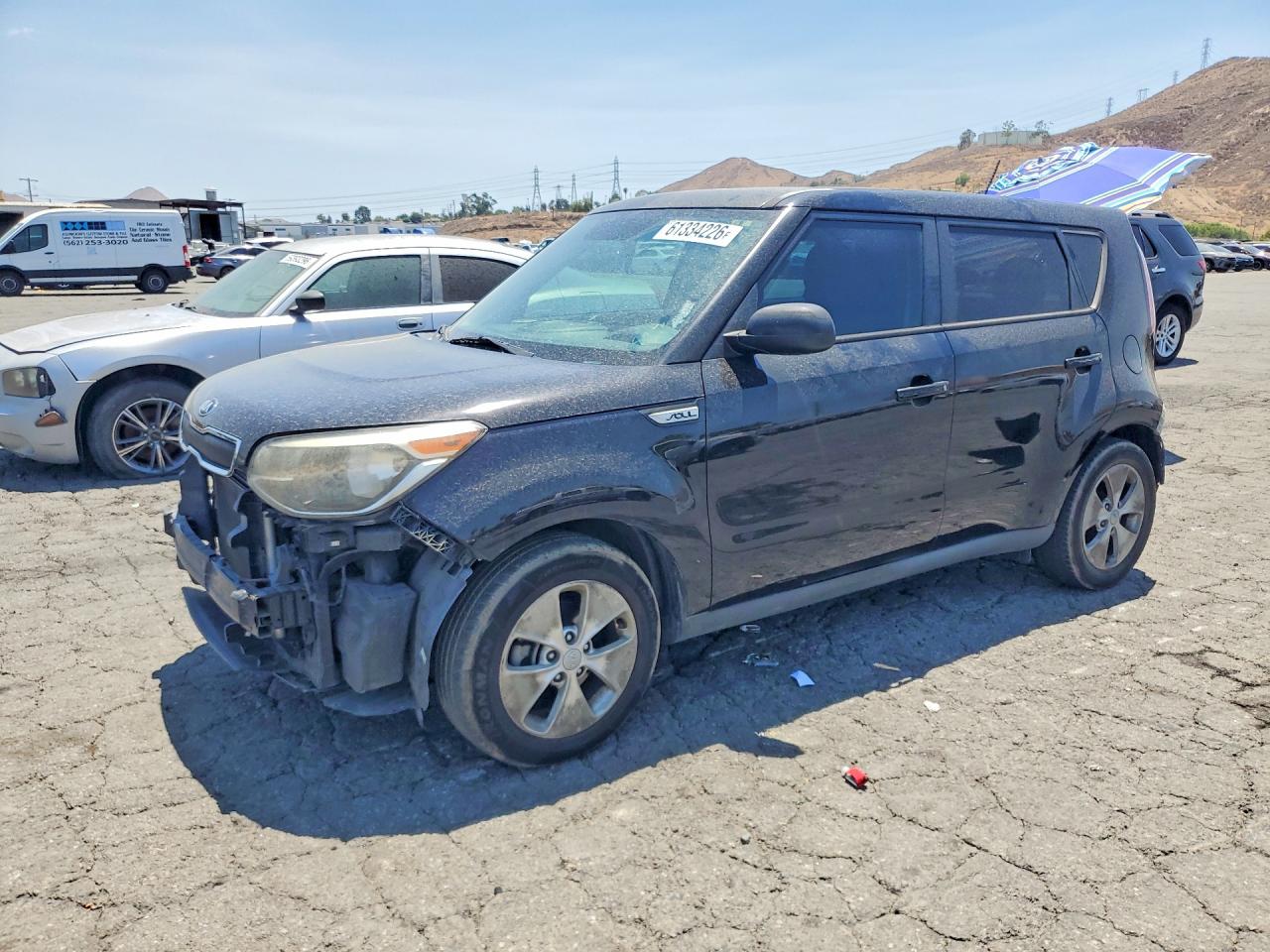 2015 Kia Soul, VIN KNDJN2A28F7205261 — Rear end