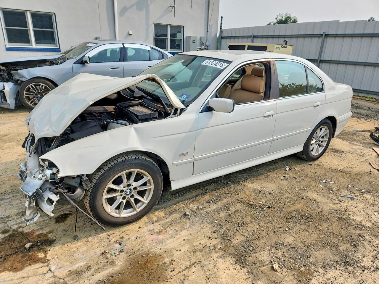 2003 BMW 5 Series 525i, VIN WBADT43463G025900 — Front end