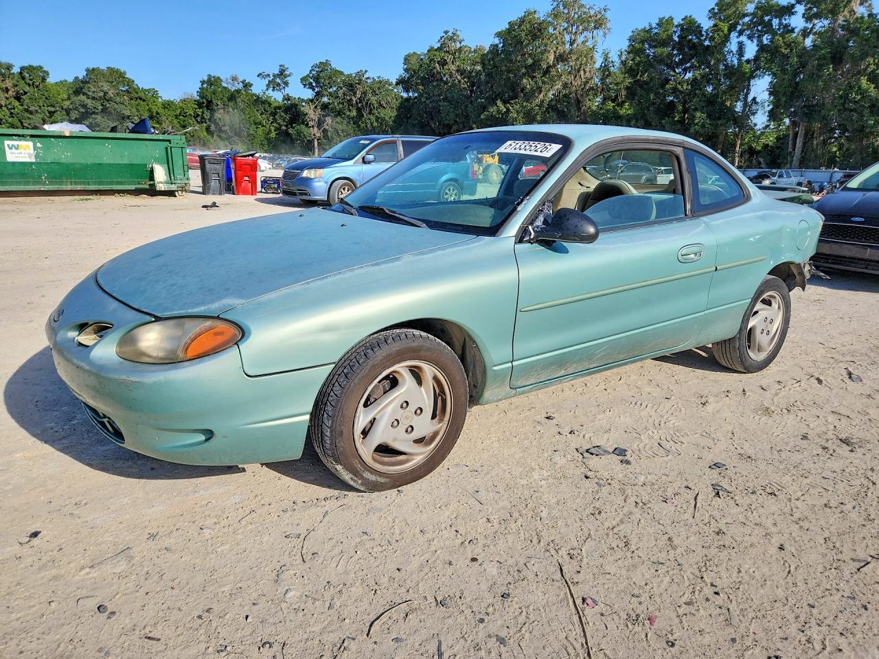 1998 Ford Escort ZX2 Cool, VIN 3FAKP1130WR222278 — Rear end