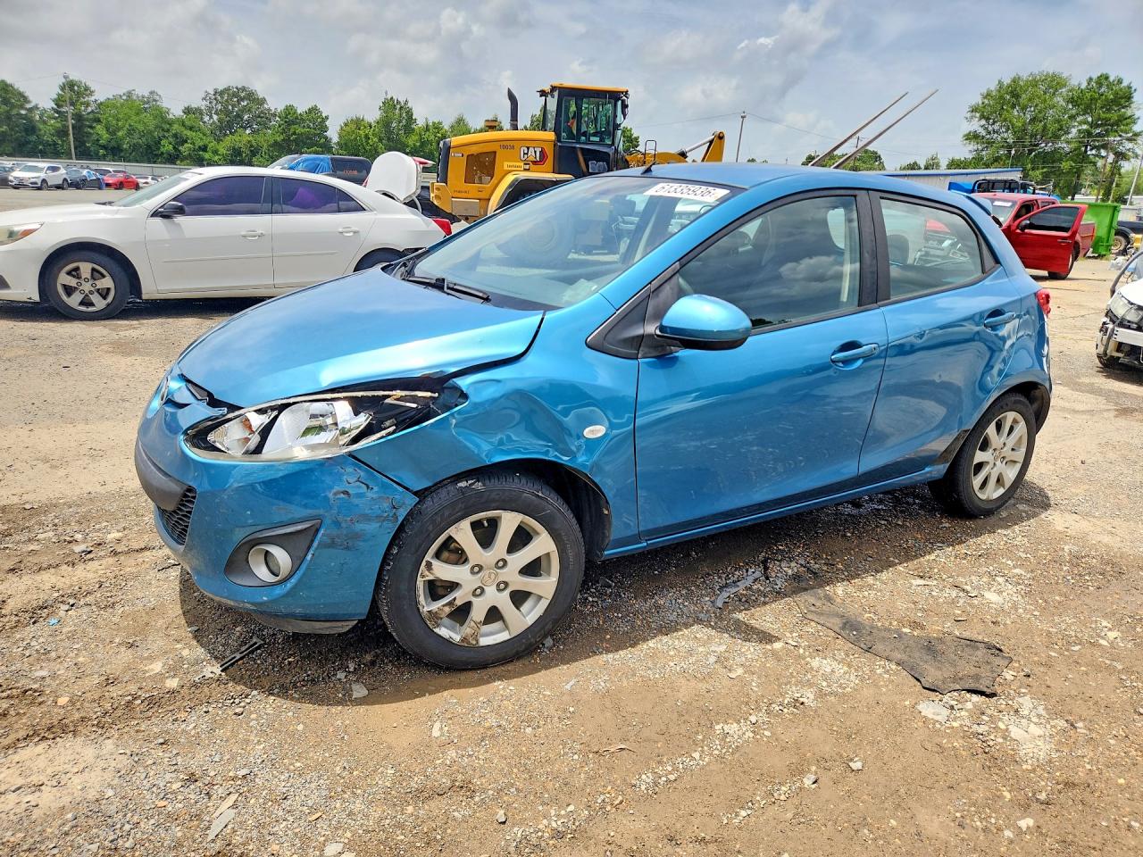 2012 Mazda 2 Touring, VIN JM1DE1LY2C0134698 — Front end