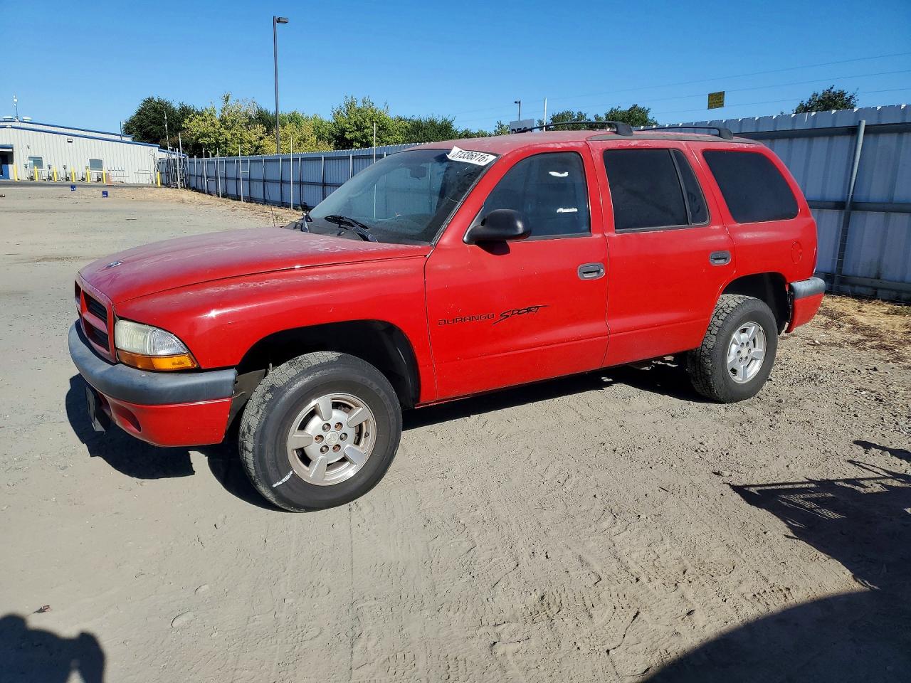 2001 Dodge Durango, VIN 1B4HS28N21F606114 — Rear end