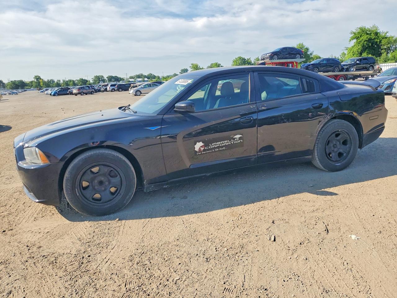 2014 Dodge Charger Police, VIN 2C3CDXAT2EH345069 — Side