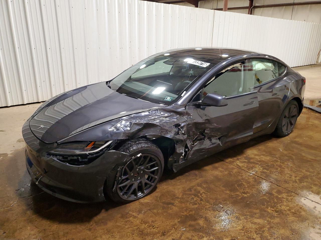 2024 Tesla Model 3 Long Range, VIN 5YJ3E1EB1RF740881 — Front end