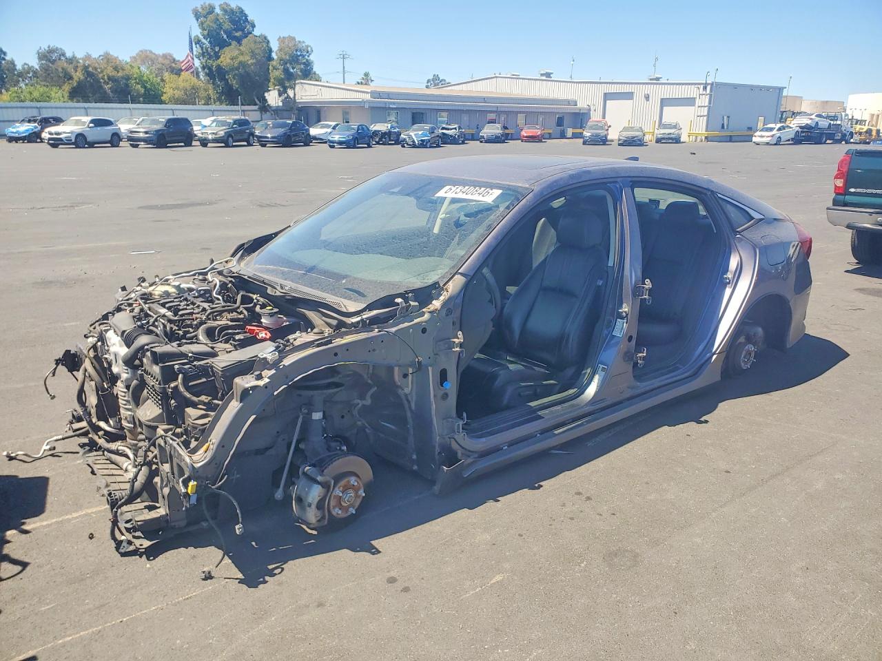 2020 Honda Civic EX, VIN 19XFC1F33LE207454 — Vandalism