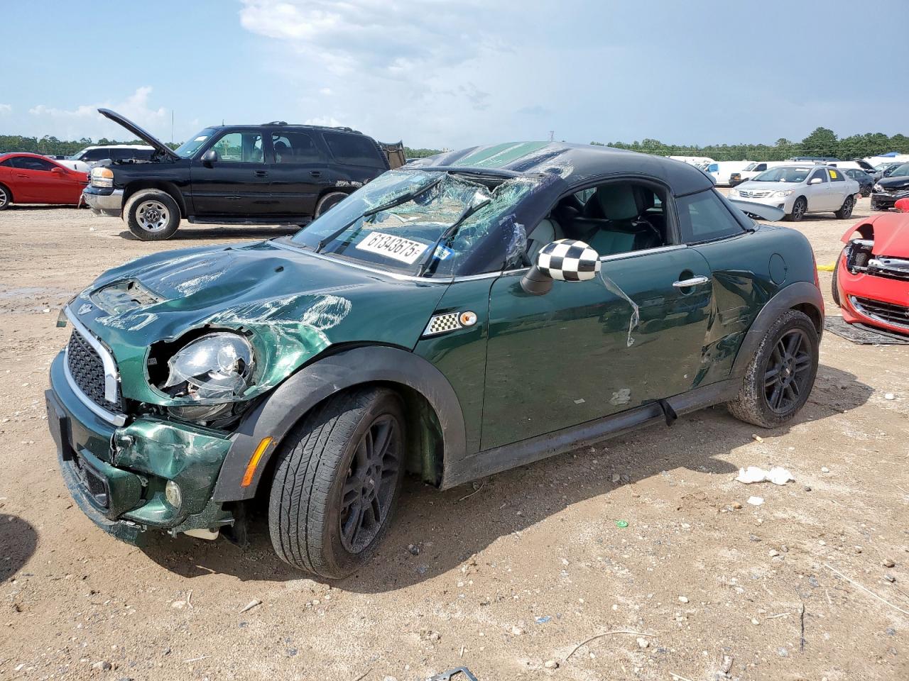 2015 MINI Coupe S, VIN WMWSX3C58FT773199 — Front end