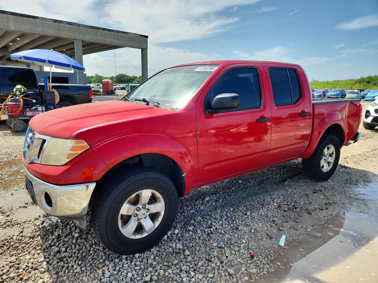 2009 Nissan Frontier SE, VIN 1N6AD07W09C417372 — Rear end