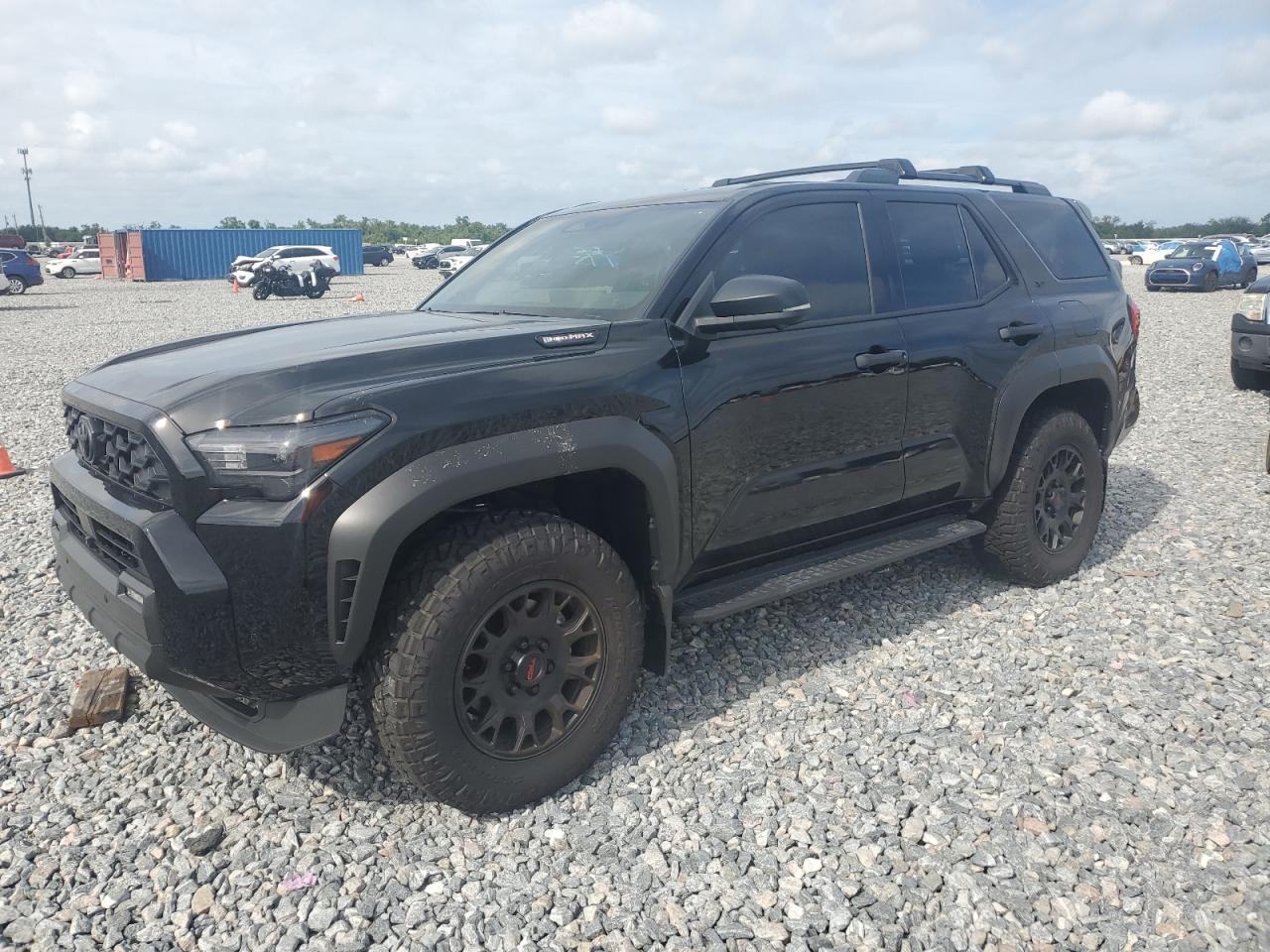 2025 Toyota 4Runner Hybrid TRD Off Road, VIN JTEVB5BR0S5000171 — Rear end