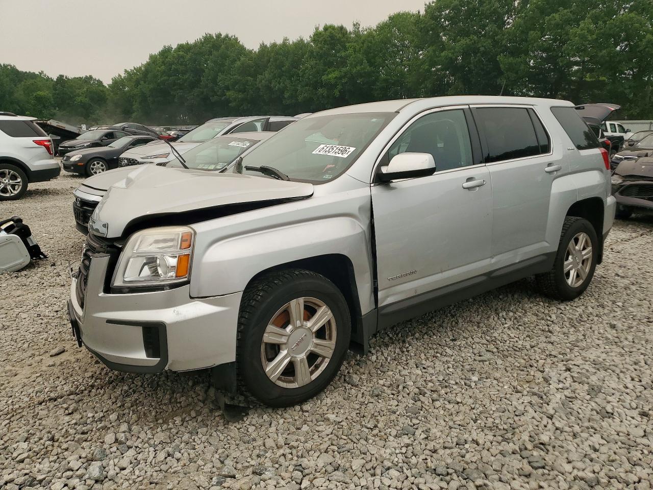 2016 GMC Terrain SLE, VIN 2GKFLSEK7G6208261 — Front end