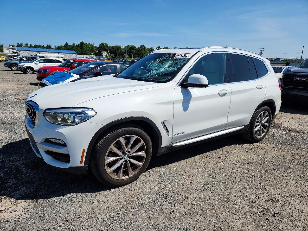 2018 BMW X3 xDrive30i, VIN 5UXTR9C52JLC72775 — Roof