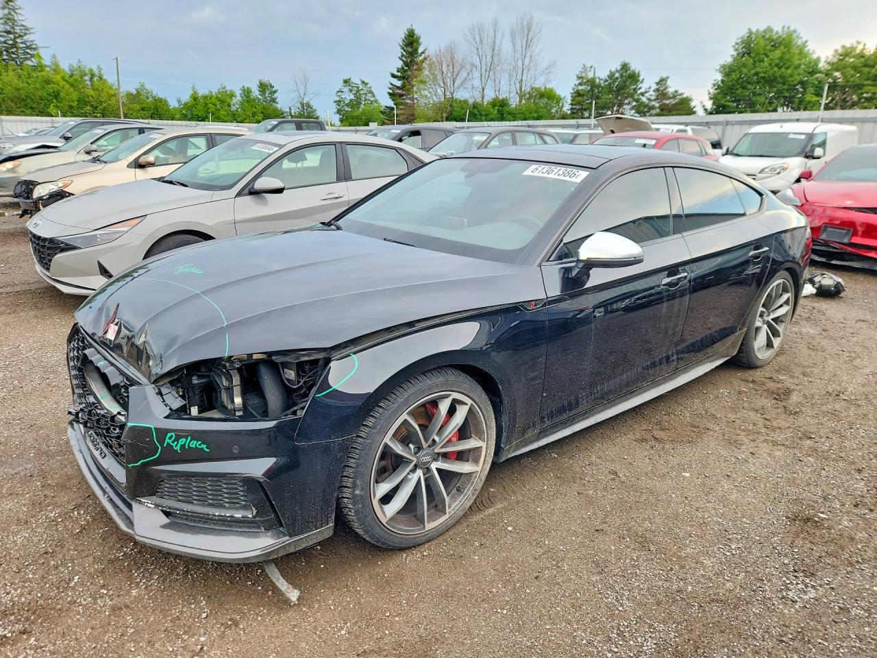 2018 Audi S5 Sportback Prestige, VIN WAUC4CF59JA069719 — Rear end