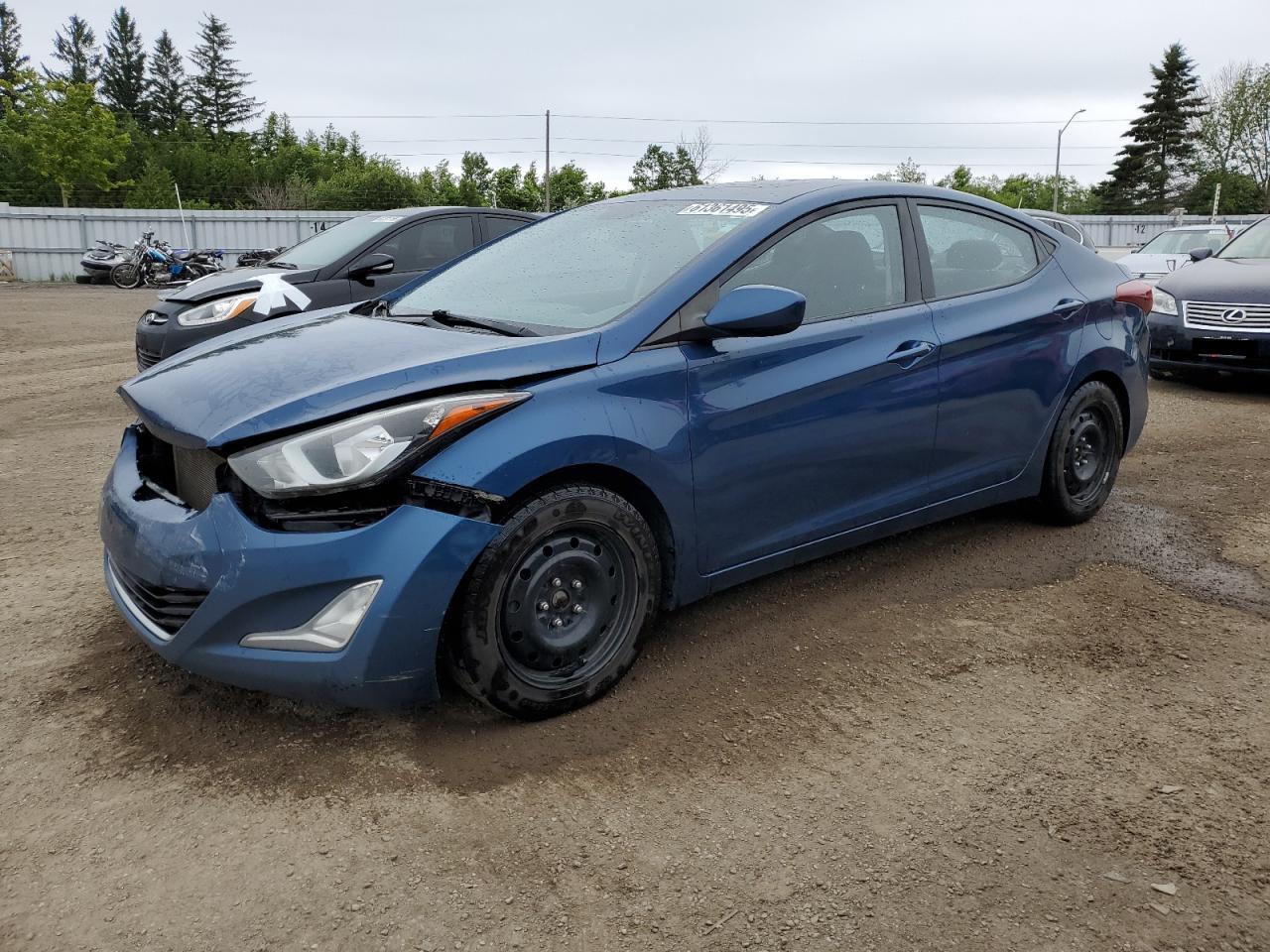 2016 Hyundai Elantra SE, VIN KMHDH4AE1GU478986 — Front end