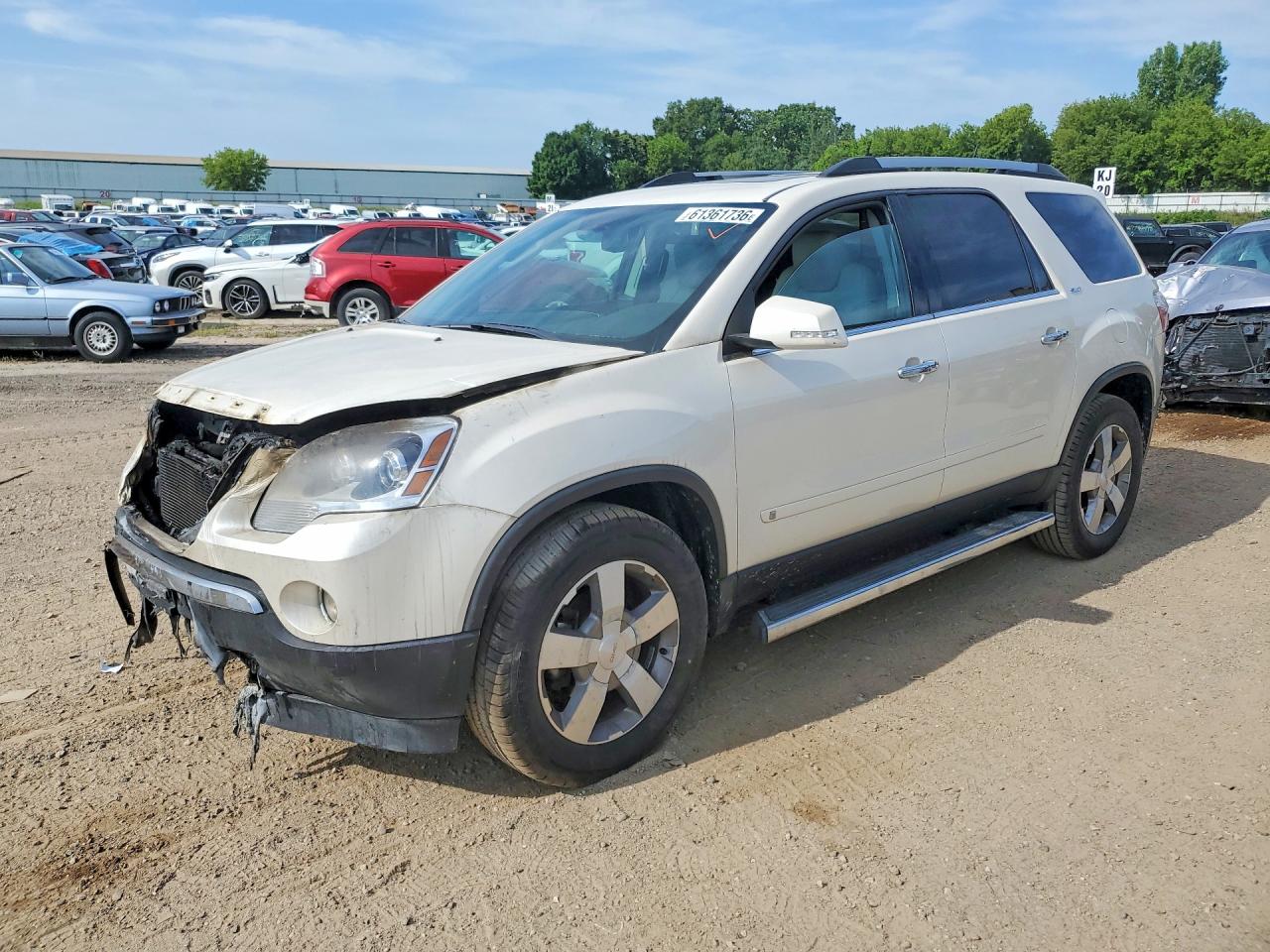 2010 GMC Acadia SLT1, VIN 1GKLRMED4AJ149436 — Engine fire