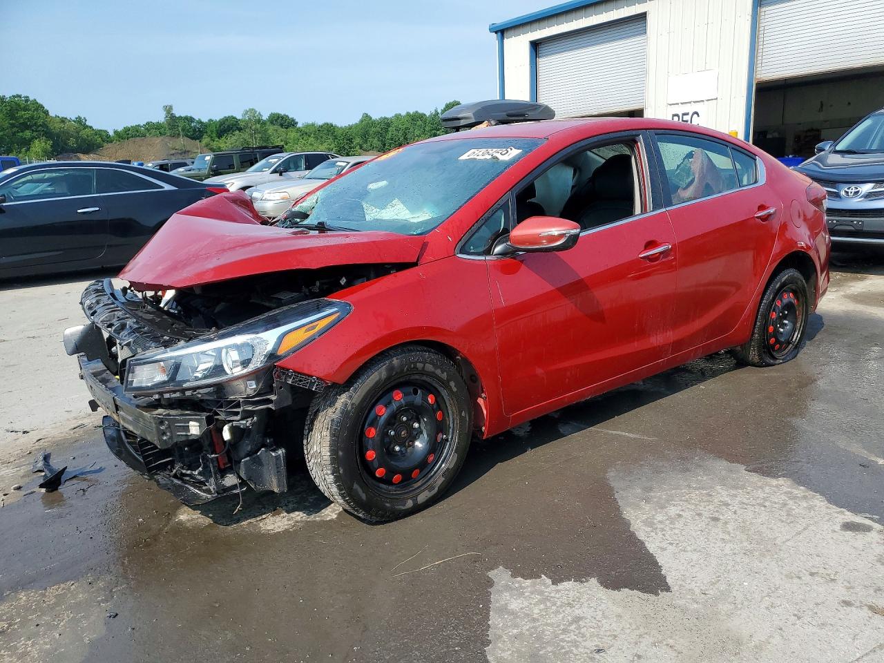 2017 Kia Forte EX, VIN 3KPFL4A86HE115654 — Front end