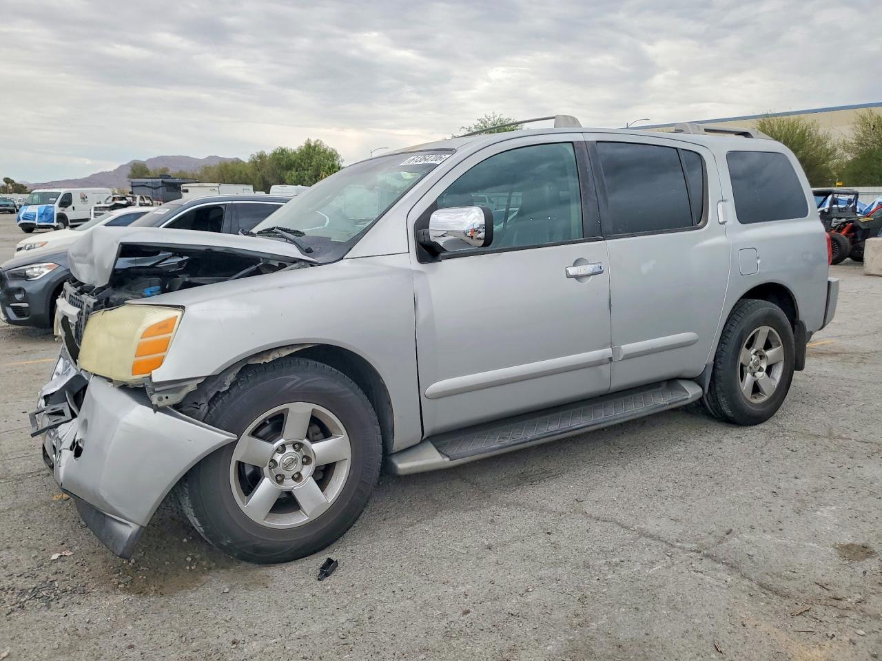 2004 Nissan Armada LE, VIN 5N1AA08AX4N742439 — Front end