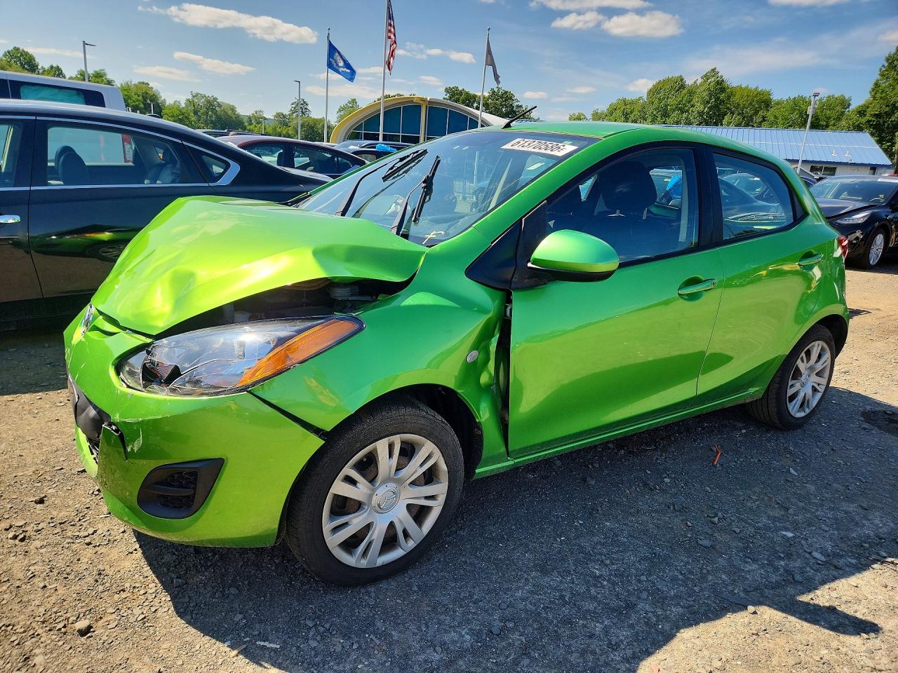 2011 Mazda 2 Sport, VIN JM1DE1HZ6B0127334 — Front end