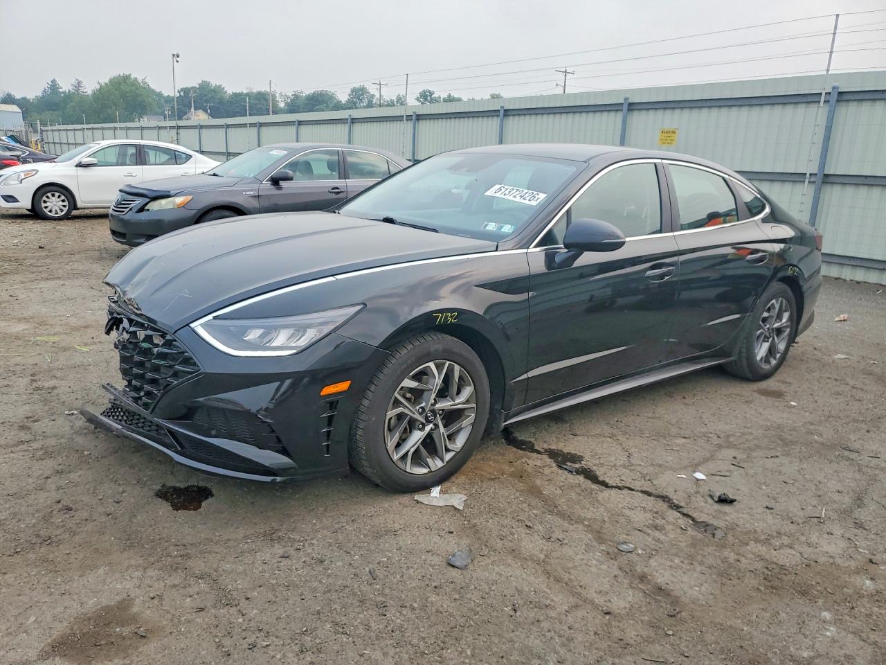 2022 Hyundai Sonata SEL, VIN KMHL64JAXNA240275 — Front end
