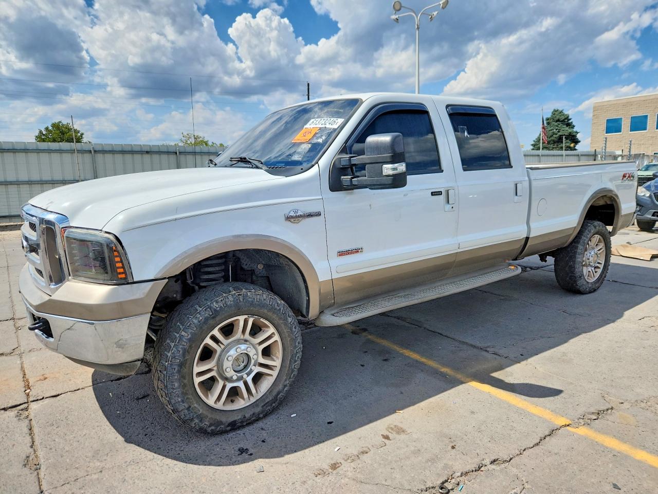 2006 Ford F-350 XL, VIN 1FTWW31P06EA07676 — Vandalism