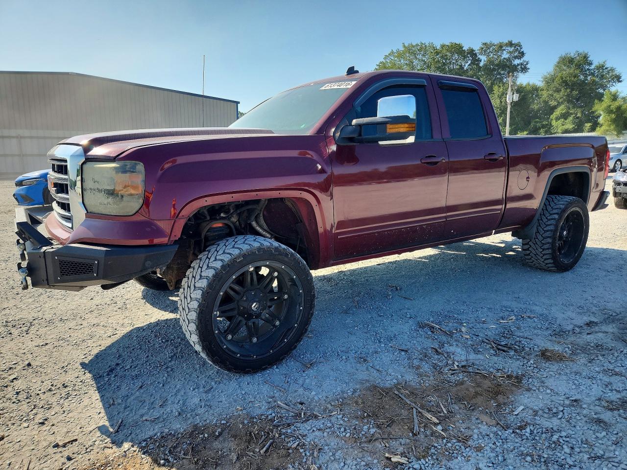 2014 GMC Sierra 1500 SLE, VIN 1GTV2UECXEZ261472 — Rear end