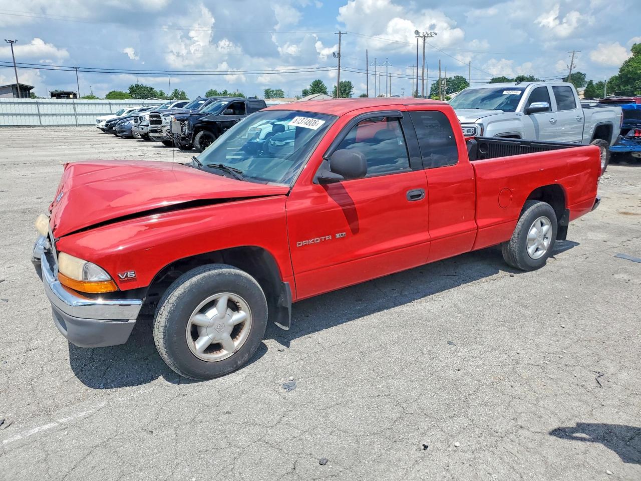 2000 Dodge Dakota, VIN 1B7GL22X9YS755997 — Перед