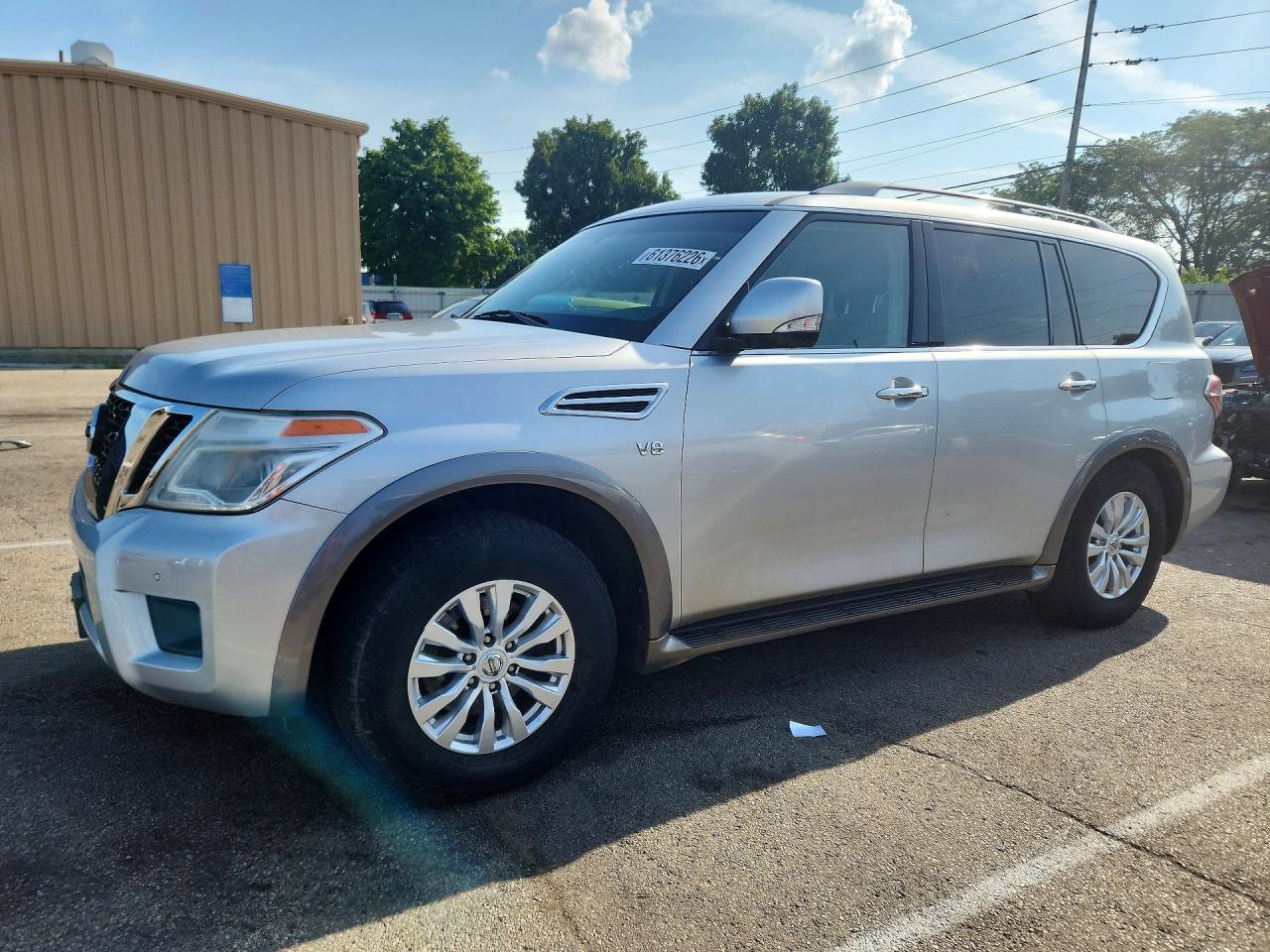 2017 Nissan Armada SV, VIN JN8AY2NC6H9504317 — Minor dents and scratches