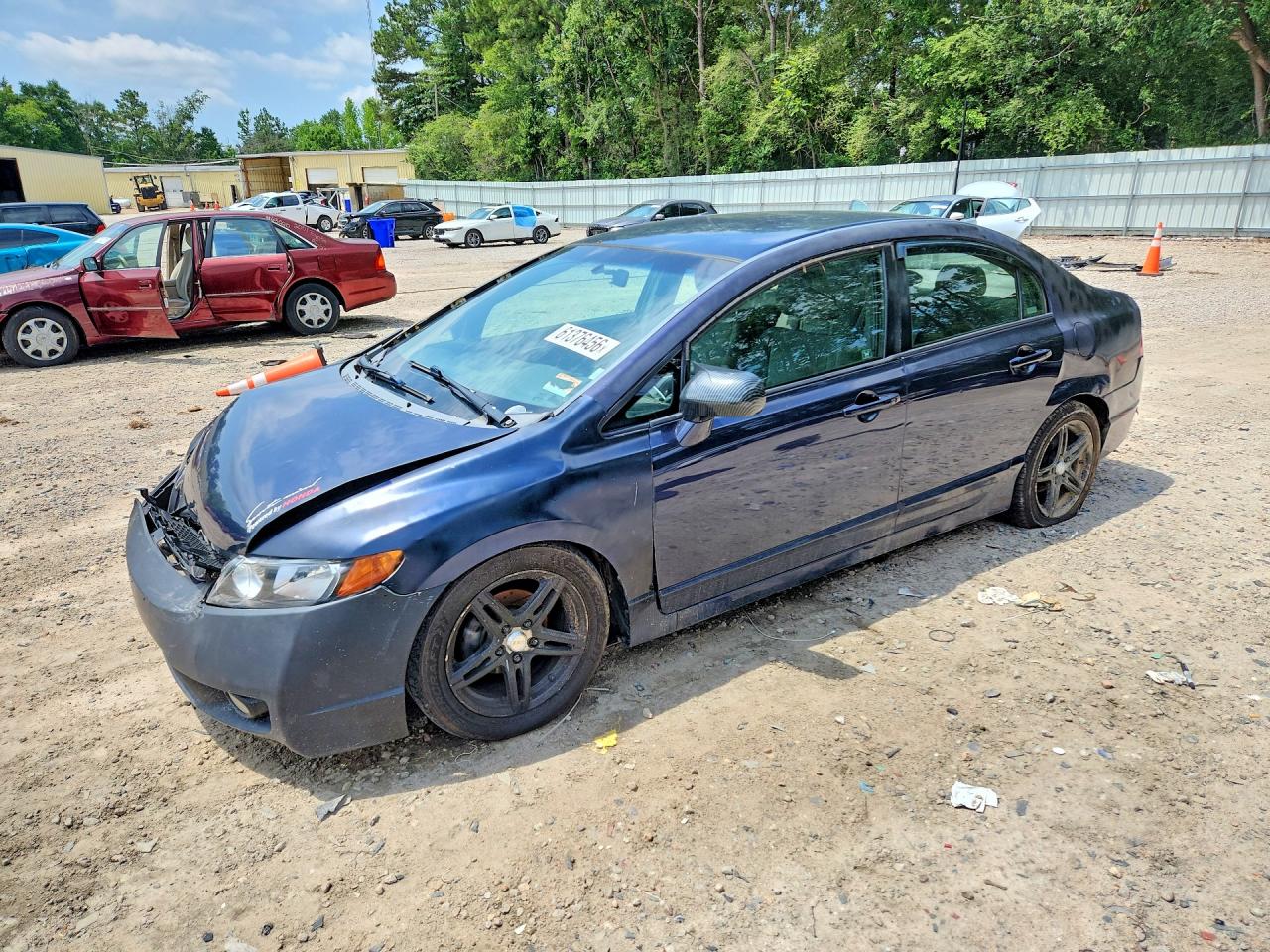 2008 Honda Civic LX, VIN 1HGFA16598L021411 — Front end