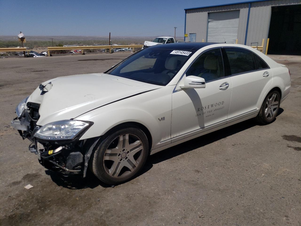 2010 Mercedes-Benz S S 600, VIN WDDNG7GB8AA323635 — Front end