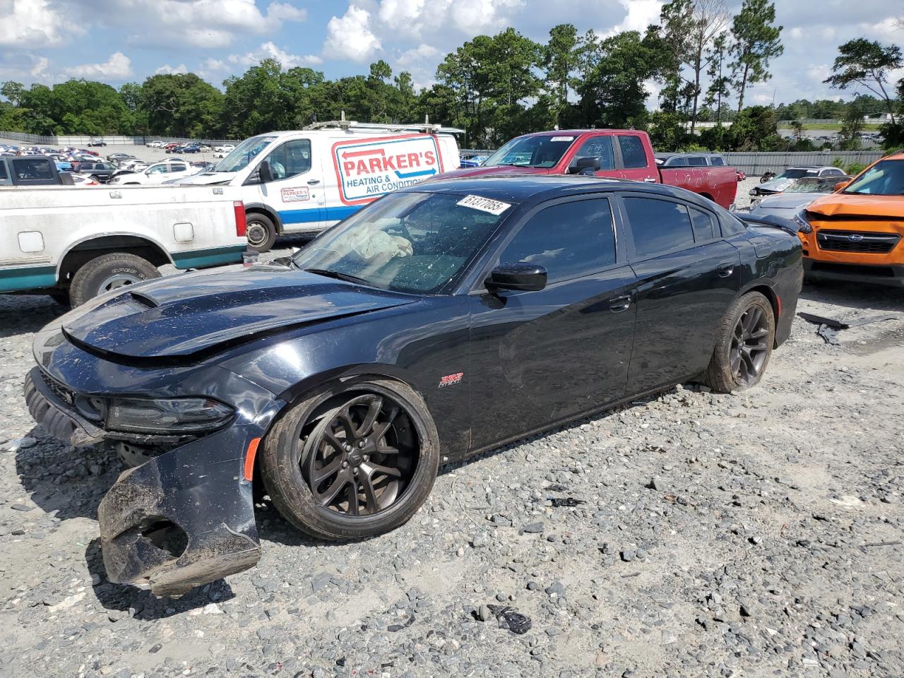 2021 Dodge Charger Scat Pack, VIN 2C3CDXGJ9MH559268 — Auction photo