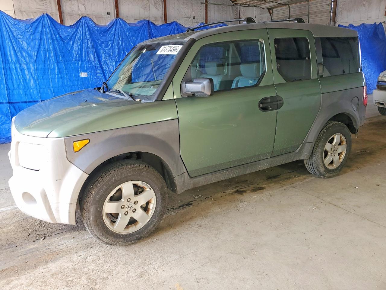 2003 Honda Element EX, VIN 5J6YH18593L011058 — Зад