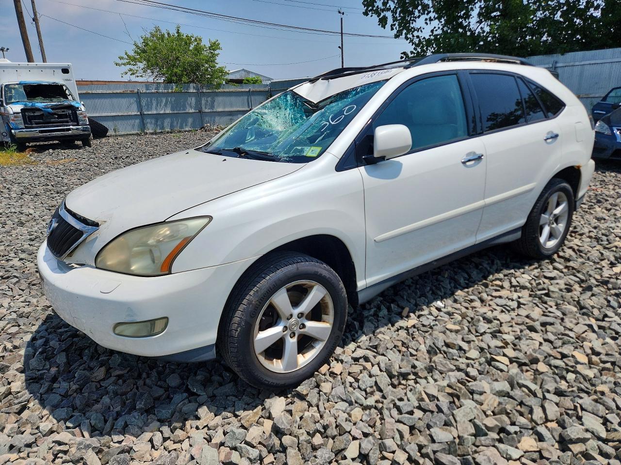 2008 Lexus RX 350, VIN 2T2HK31U18C069258 — Roof