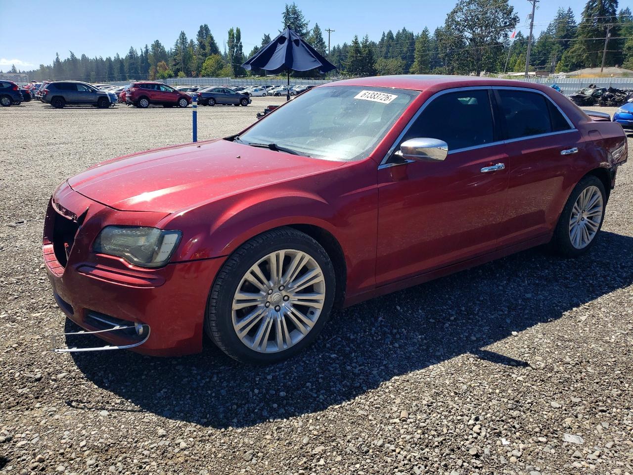 2013 Chrysler 300 C, VIN 2C3CCAET4DH732800 — Rear end